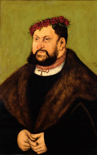 Elector John the Steadfast of Saxony by Lucas Cranach the Elder